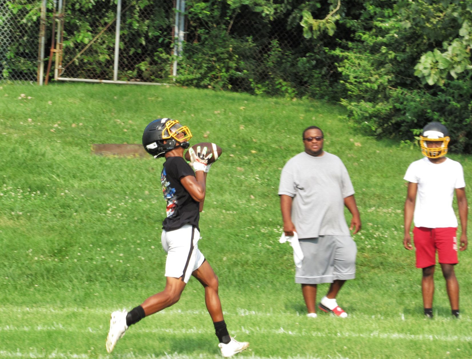 First Eisenhower fall football practice 13